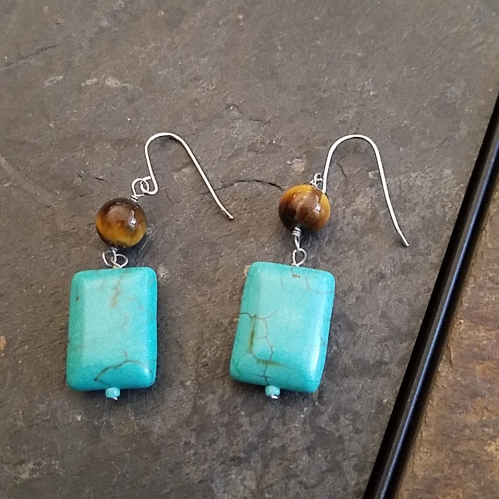 Turquoise earrings